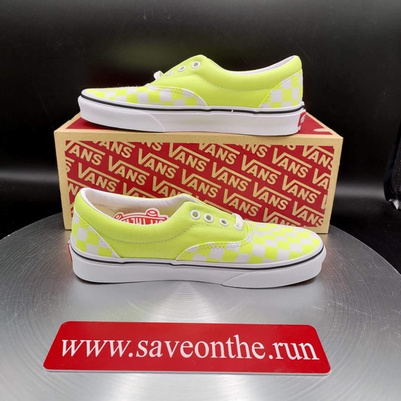 VANS ERA CHECKERBOARD "SHARP GREEN" 6.5 - Picture 2 of 12